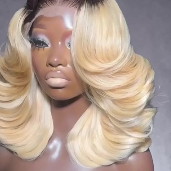 Dark Root Blonde Bounce