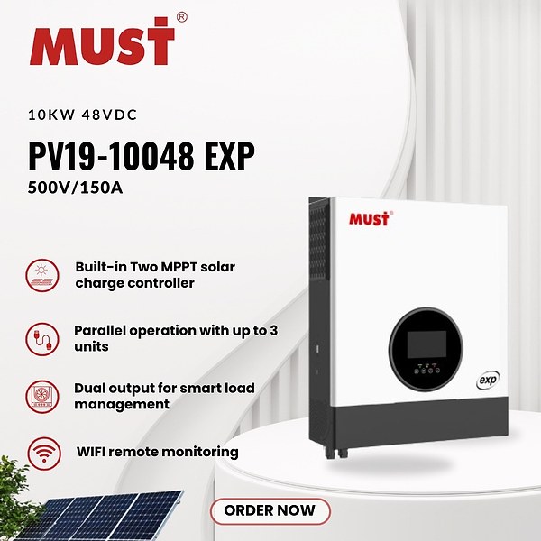 Must 10.2kW Hybrid Solar Inverter