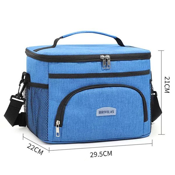BRIVILAS Large Capacity Insulated Lunch Cooler Bag