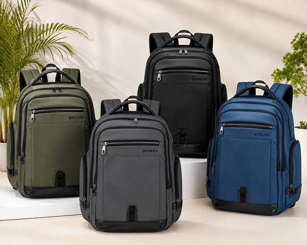 Water proof oxford polyester material school bag/laptop bag with charger connection device 4