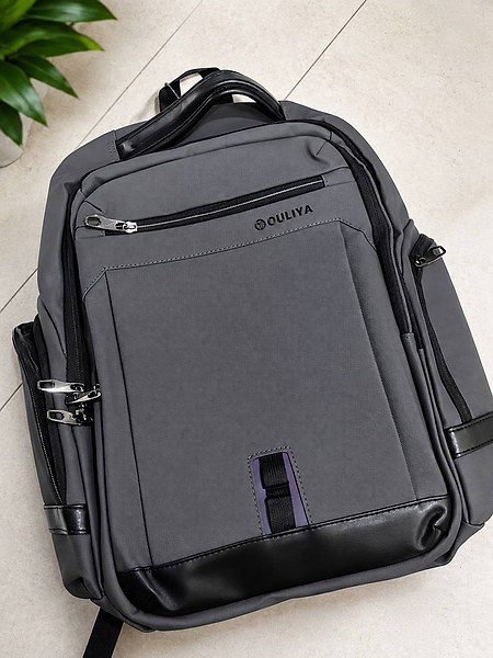 Water proof oxford polyester material school bag/laptop bag with charger connection device 2