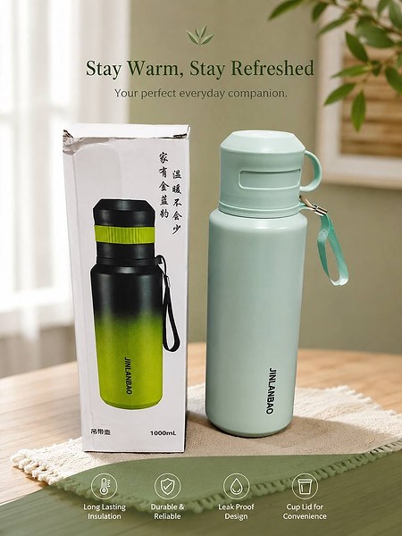 1000ml quality strong hot/cold 304 stainless inner water flask 3