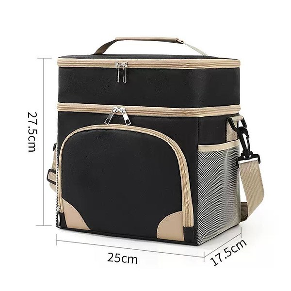 2 layer big size double tone compartment insulated lunch box design 5