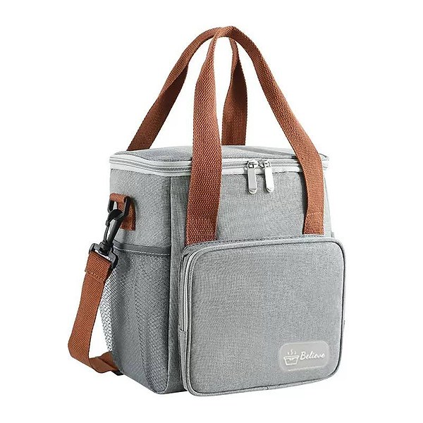 Big size compartment insulated lunch box