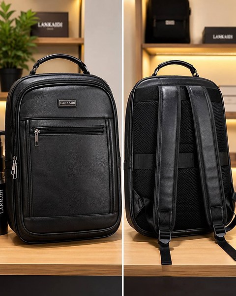 Quality water proof leather school bag/backpack/laptop bag suitable for secondary school student