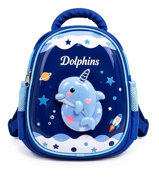 Cute kiddies character hard shell beginner school bag 2