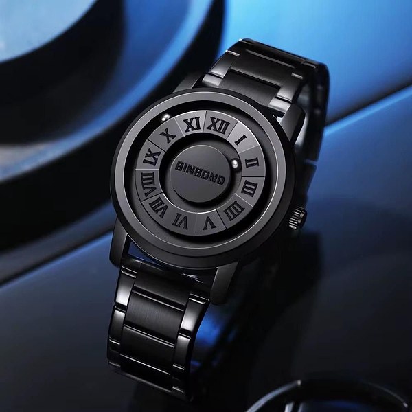 BINBOND B234 Watch Black Steel-Black 2