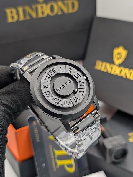 BINBOND B234 Watch Black Steel-Black