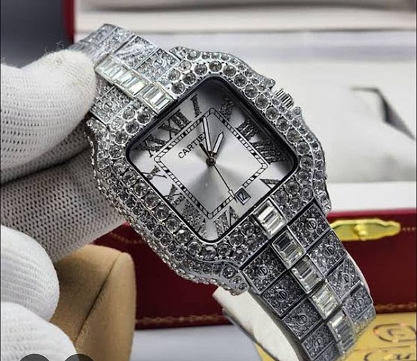 De Cartier Medium Iced Out 35mm Diamond - Iced Out