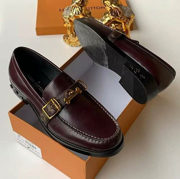 Louis Vuitton leather loafers