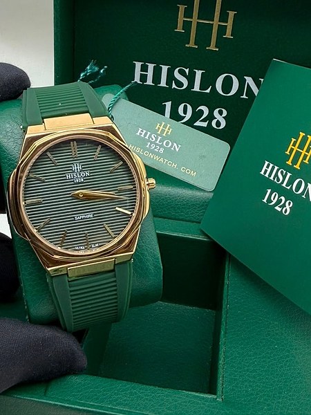 Hislon Ultra Slim Sapphire Quartz Watch (Model CL127N-11SN) 5