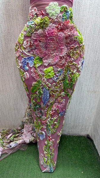 Beaded lace