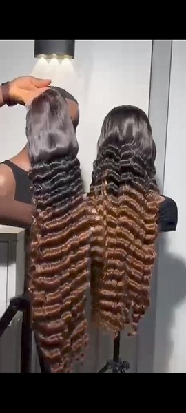 5*5 loose deep wave low grade human hair