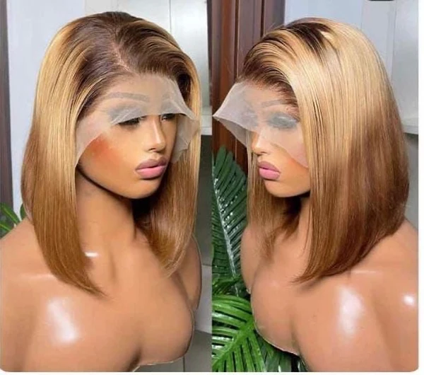 10 inches bob with 13*4 frontal 3 tone -4/30