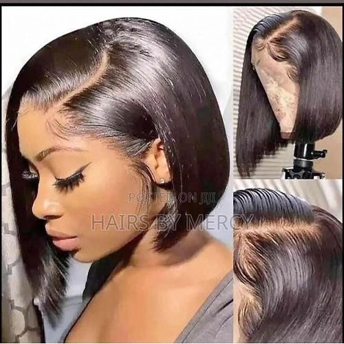 Human hair blend frontal