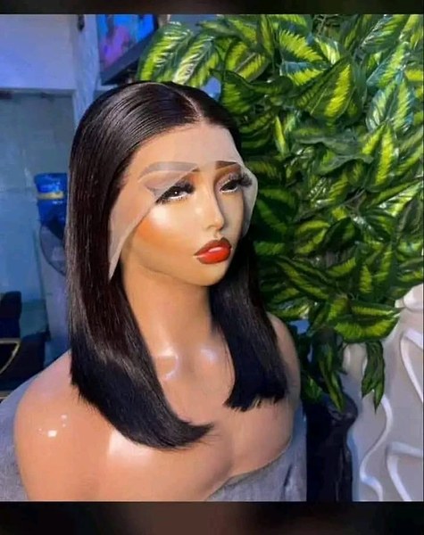 2b 100% human hair bob 14inches with 13*4 closure
