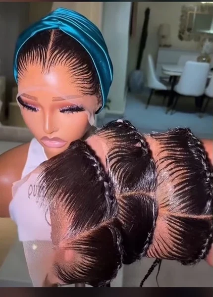 Human hair frontal