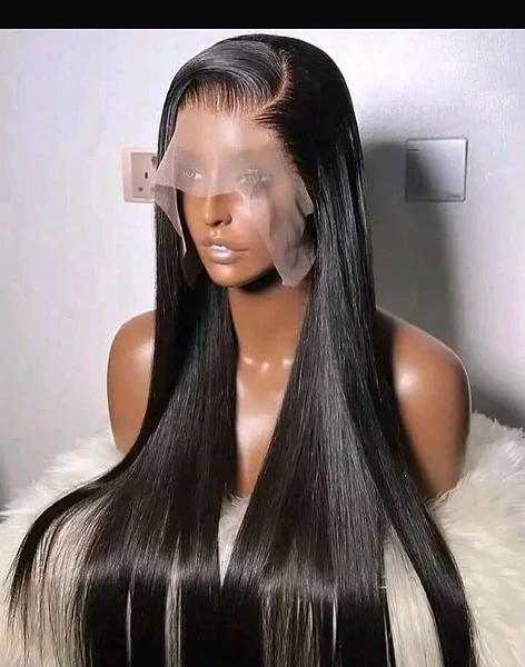 Full frontal high quality human hair blend bussdown